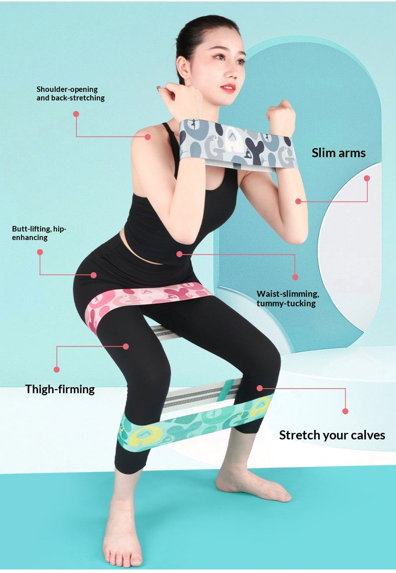 Bande élastique de fitness pour les belles fesses