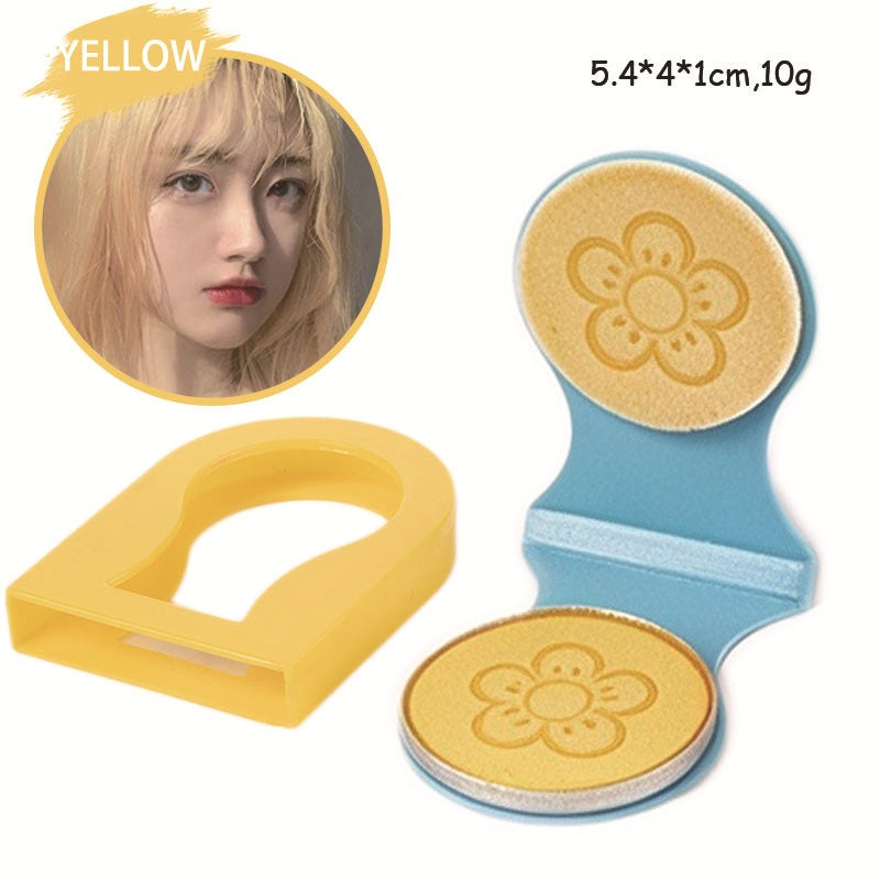 Poudre jetable de teinture capillaire Style compact minimaliste