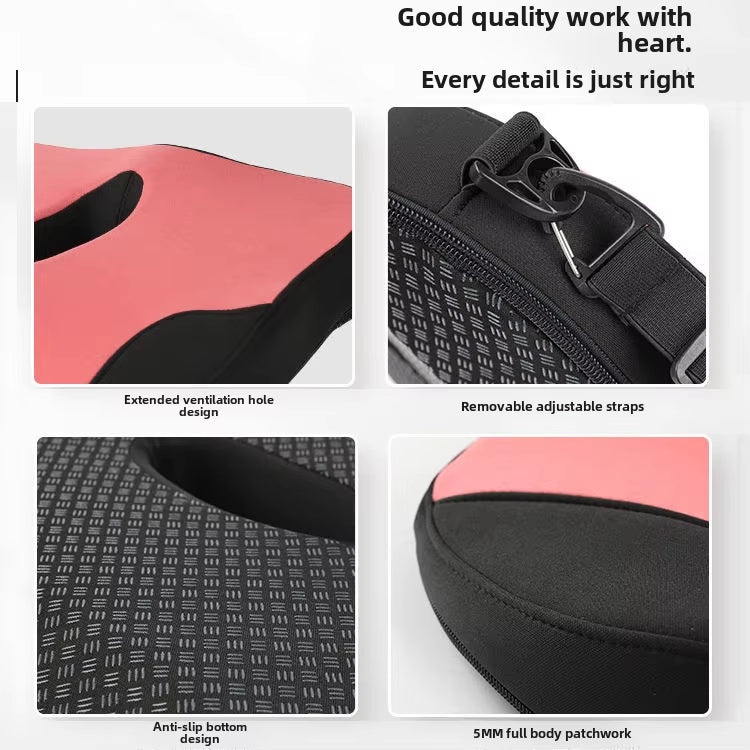 Car Support Lumbar Height-Increasing Seat Cushion
