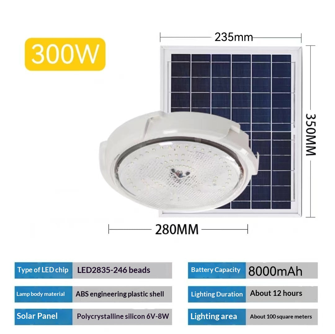 Lampe de plafond solaire Éclairage intérieur ménager