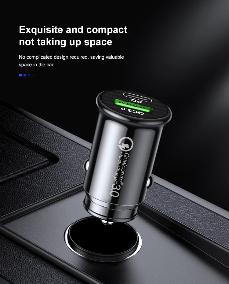Chargeur de voiture double rapide charge