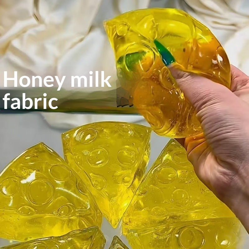 Jouet au fromage parfumé au miel à rétractation lente Un grand cadeau pour les enfants