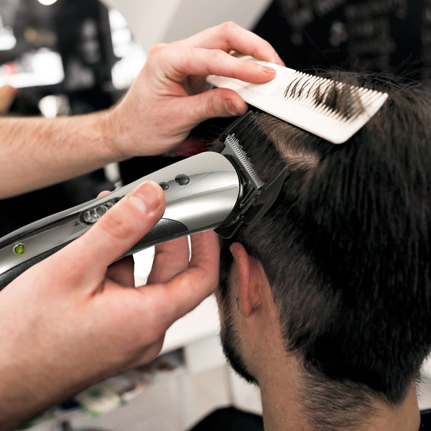 Hommes Électrique Clipper Trimmer Pour Père Jour Cadeau Rechargeable Barbe Rasoir Rasoir Nez
