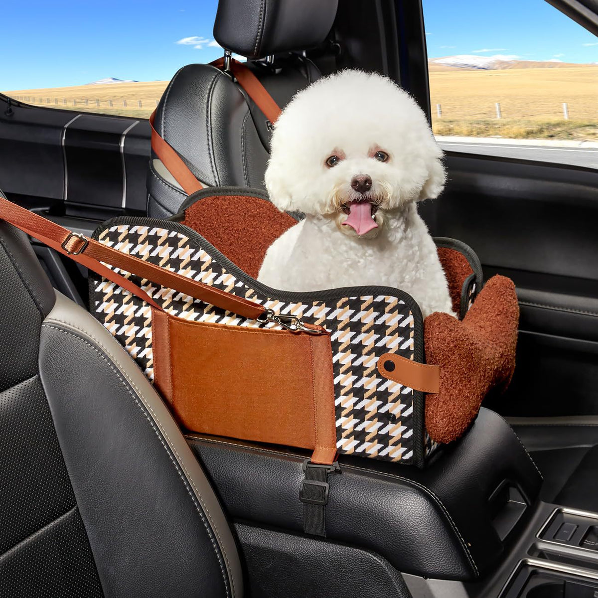 Siège de voiture Center Console Dog