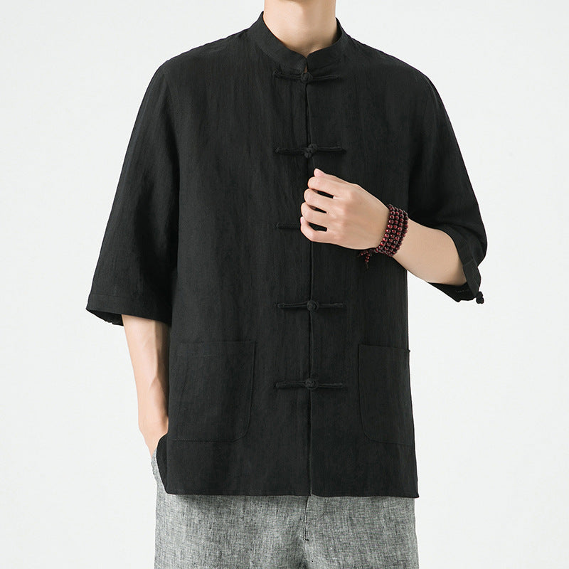 Chemise style chinois retro Tang style chinois