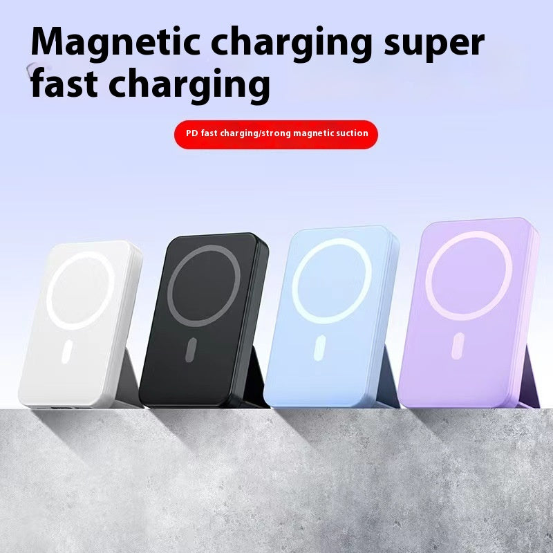 Magsafe de banque d'alimentation sans fil magnétique avec câble
