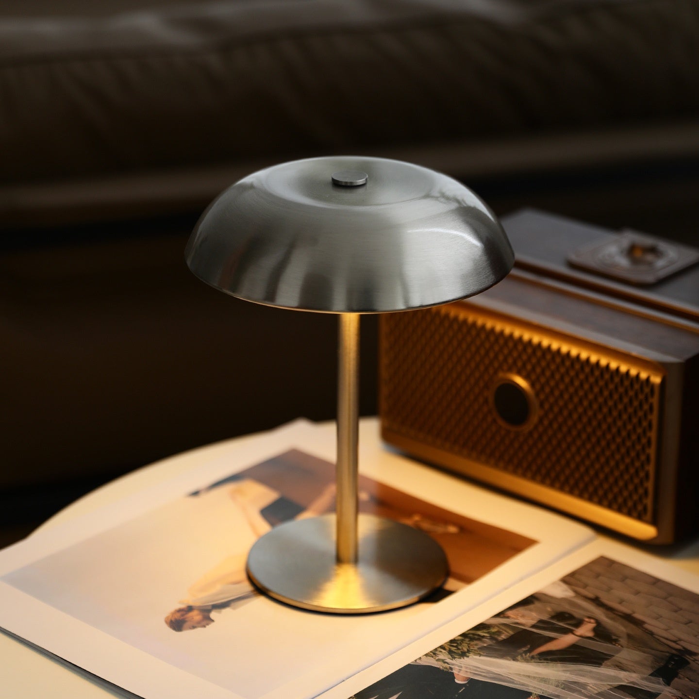 Lampe de bureau USB de Champignon pour le chevet