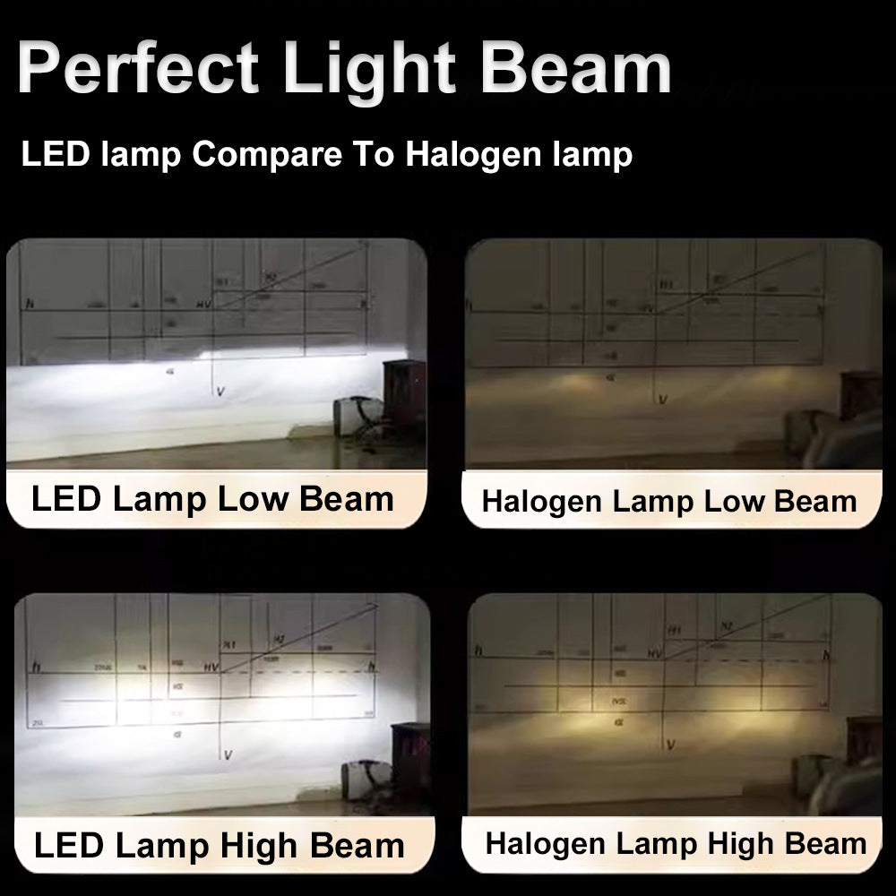 Modèle de lame V13 F7 Ampoule de voiture à LED ultra-concentrée