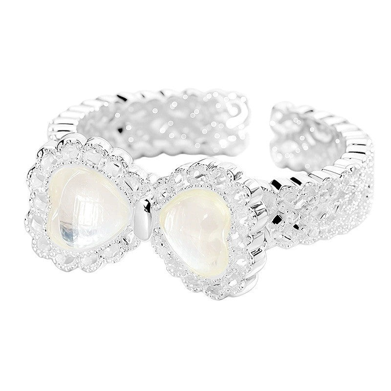 Sweet Elegant Hollow Anneau pour femmes
