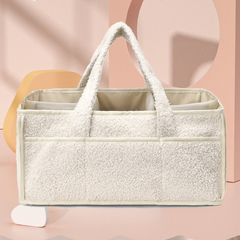 En peluche sac de maman bébé couches Organisateur sac de stockage de bouteille