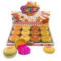Jeu en forme de burger de simulation avec perles colorées en mousse