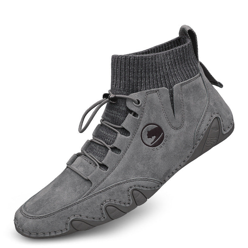 Bottes Homme Octopus High-top Retro Plus Velvet Warm Martin
