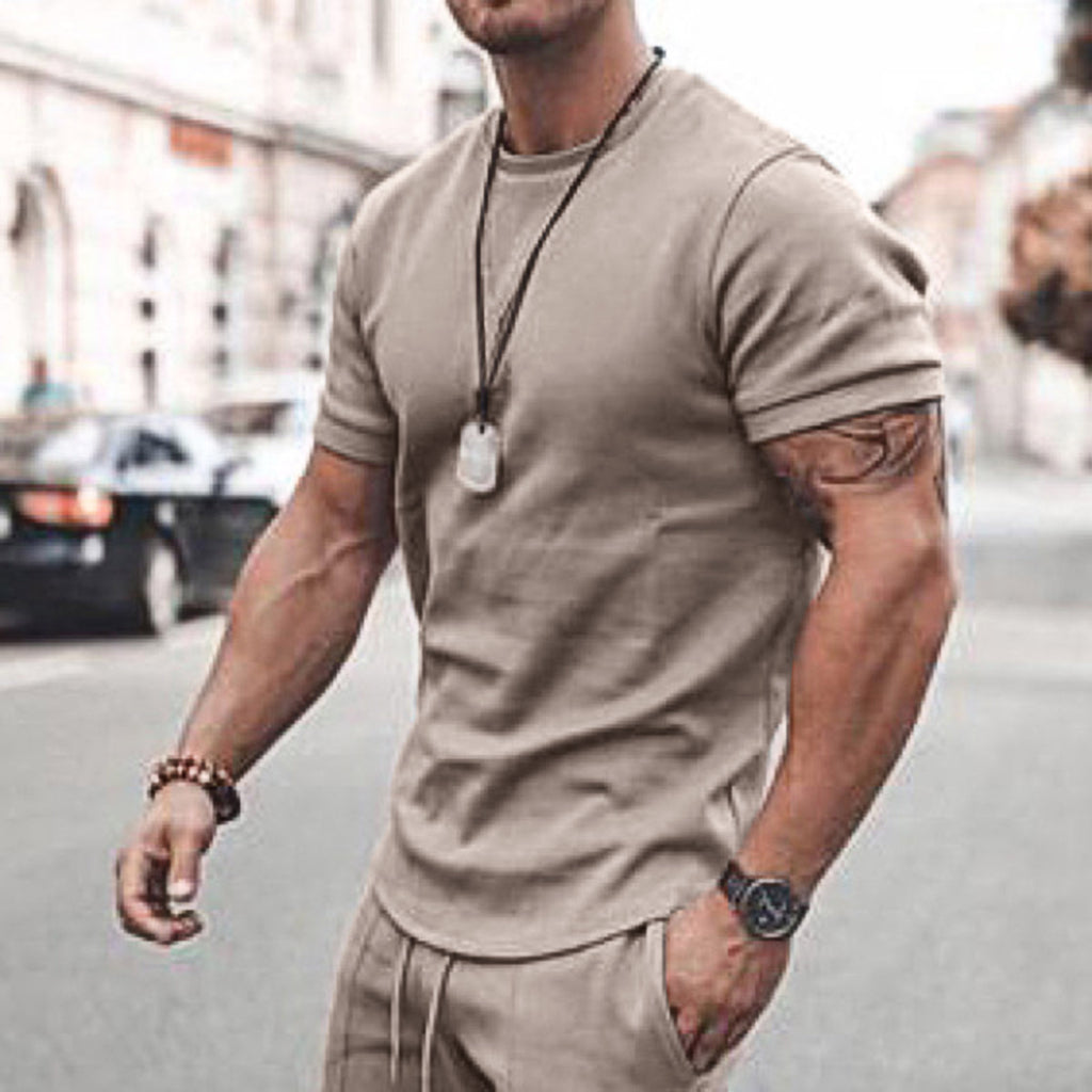 European and American Ebay Homme d'été Shorts à manches courtes Suit Sports Casual Men's Fash