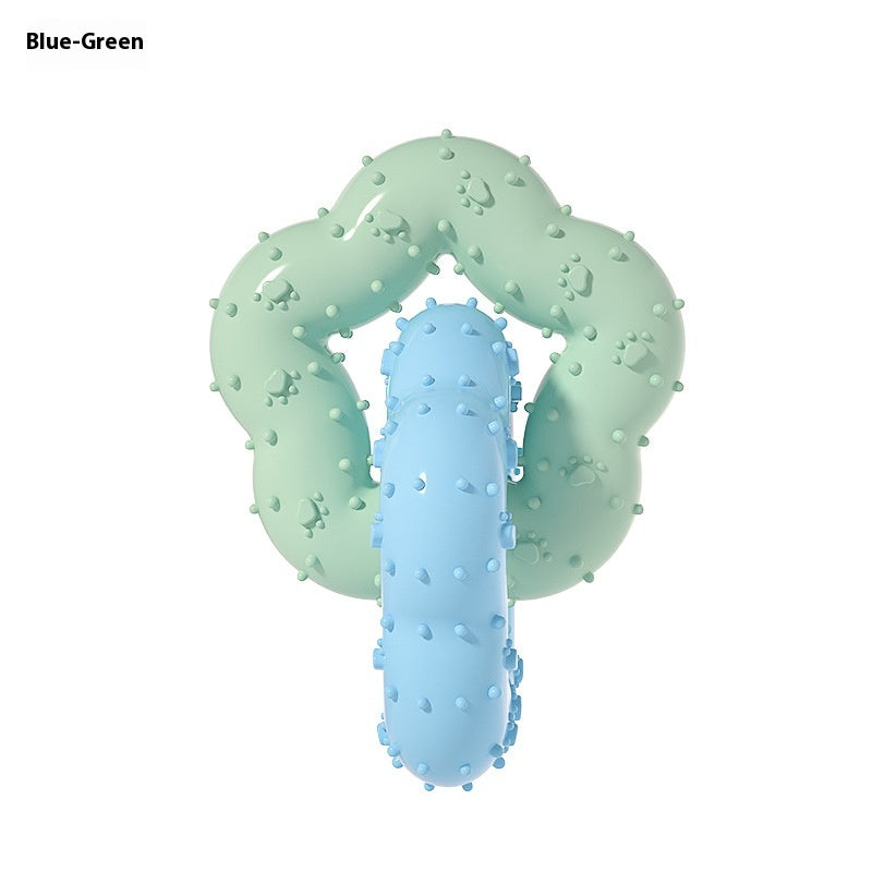 Jouet de chien en forme de fleur de molar