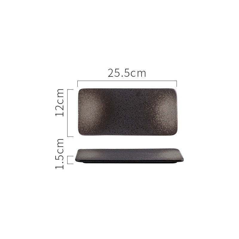 Céramique rectangulaire Sushi Platter japonais