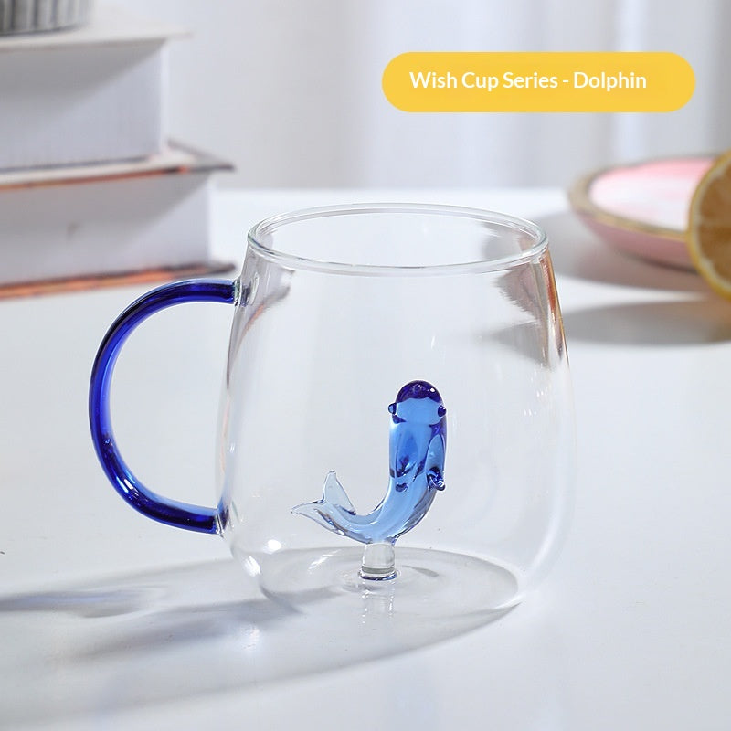 3D Animal Mug, High Borosilicate Coffee Latte and Juice Cup