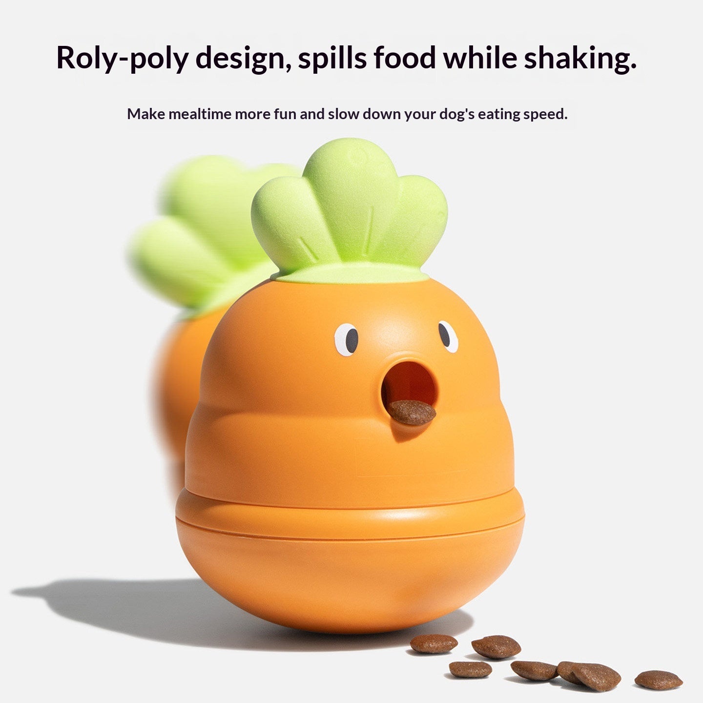Tumbler Sound-playing Educational Fluffy Freeze-Dried Food Toy