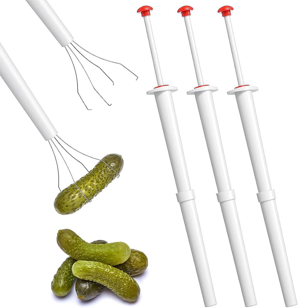 Pickle Pincher polyvalent en acier inoxydable Grabber pour les olives Cerises Cerises Multi-functio