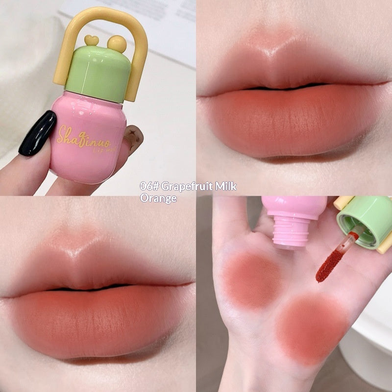 Velvet-matte Finition de maquillage brillant à lèvres
