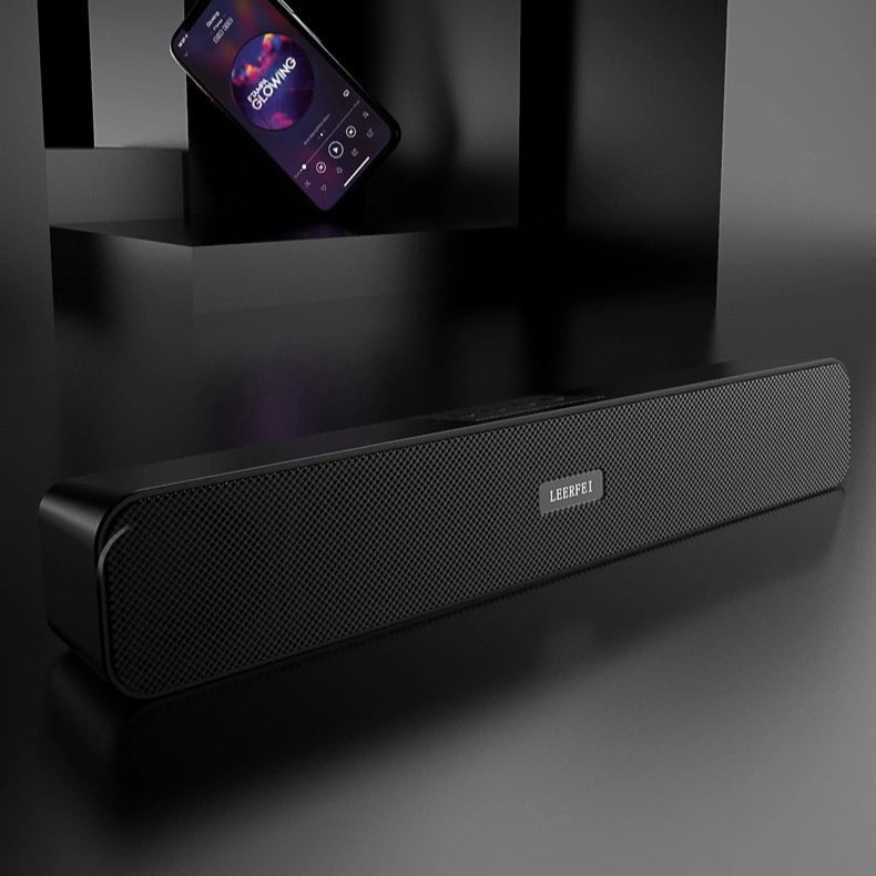 Double Bureau Bluetooth Haut-parleur Long Son Heater Haute Puissance EXTRA BASS Carte sans fil Com