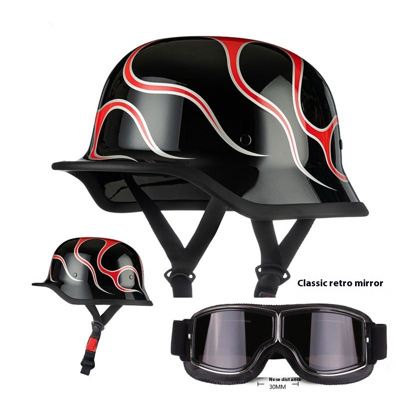 Casque de moto rétro allemand 3C