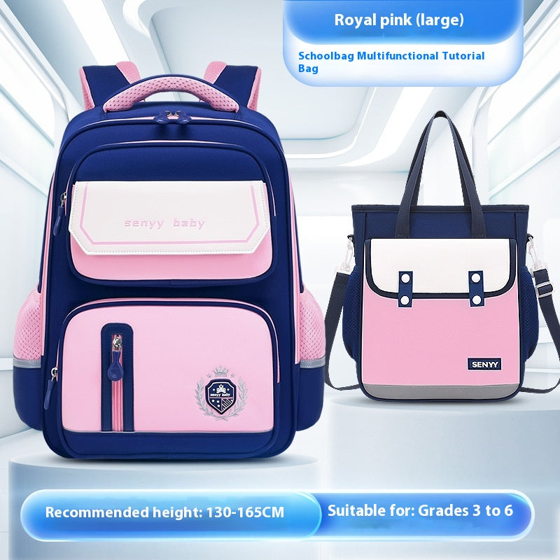 Sac à dos protecteur de la tige pour enfants avec hydrofuge Grande capacité Oxford Cloth Schoo