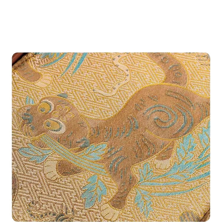 Chanson traditionnelle Brocade brodée Petit sac à main carré