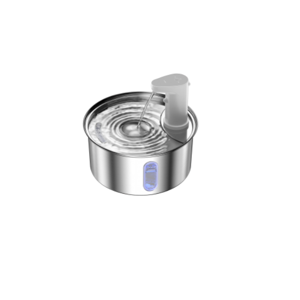 Animaux Distributeur d'eau intelligent Grande capacité en acier inoxydable