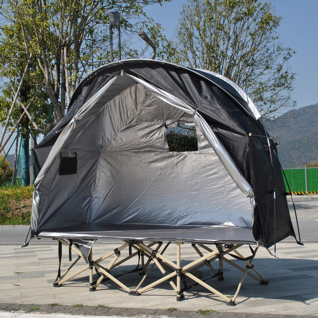 Lit de tente de camping à dos pour une personne non inclus