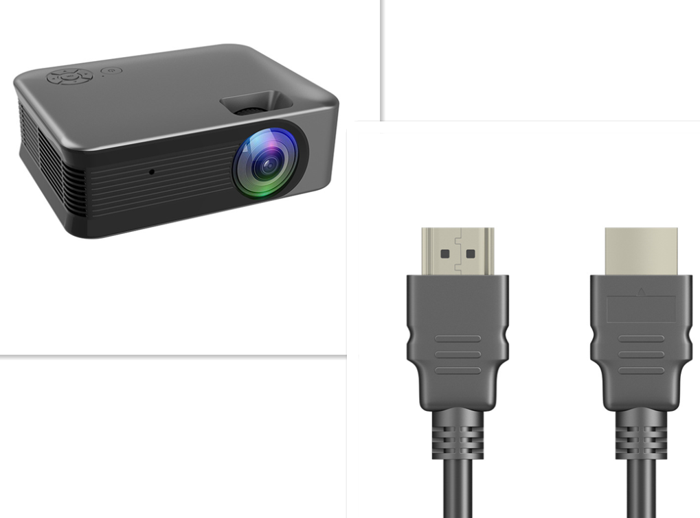 Portable petit sans fil haute définition multifonction intérieur et extérieur projet compact