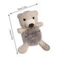 Filles Lovely Scrunchies Mignon ours bande de cheveux Lapin fourrure de cheveux corde doux chaud bande en caoutchouc pré