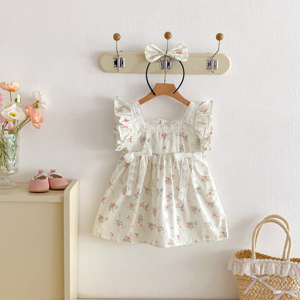 L'été à manches courtes Sweet Hip-covering Top pour les filles