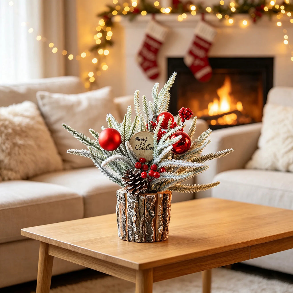 Mini table artificielle arbre de Noël