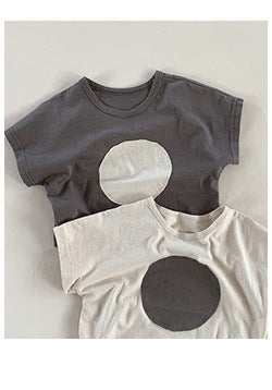 Été Coton pour enfants et lin Short rayé vertical