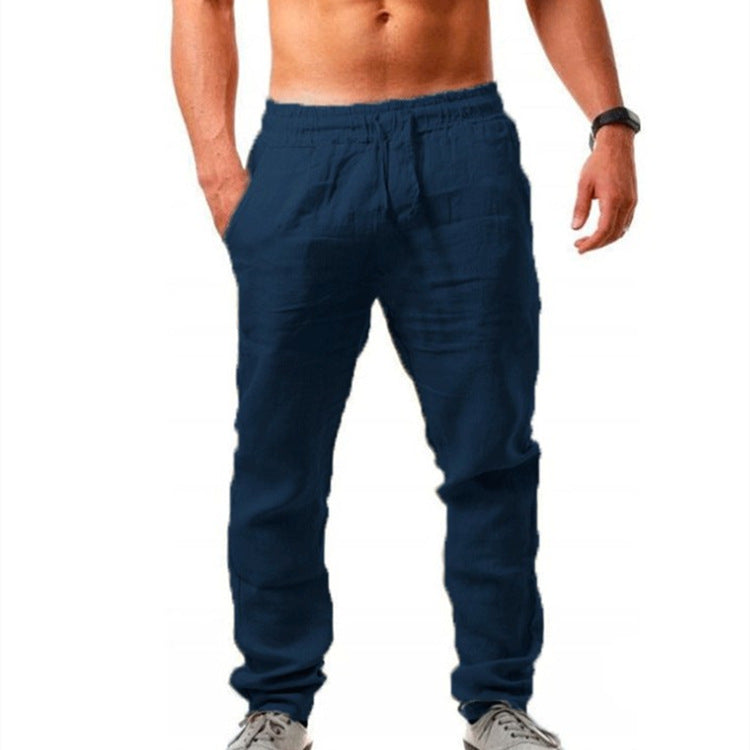Pantalons de sport décontractés en coton respirant Hip-Hop pour hommes