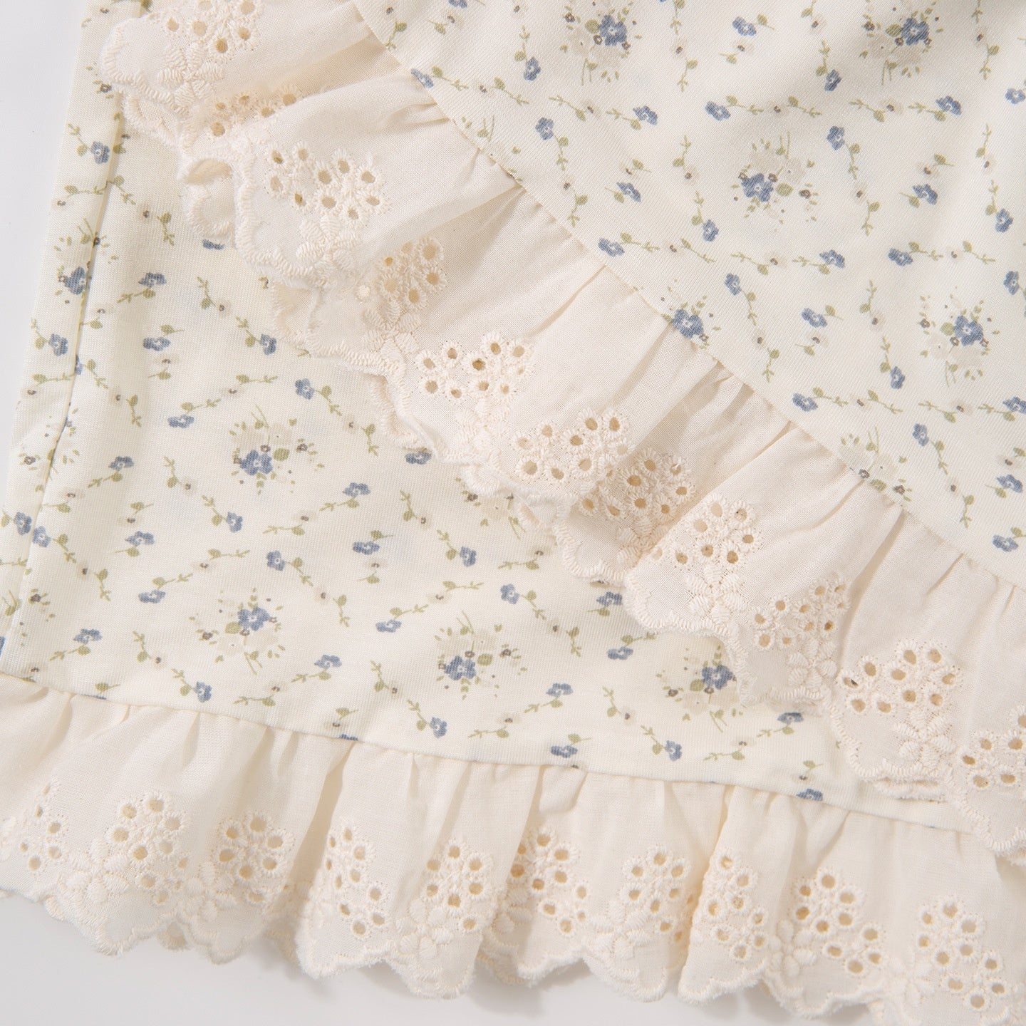 Princesse Style Floral Dentelle Patchwork Cozy Loungewear