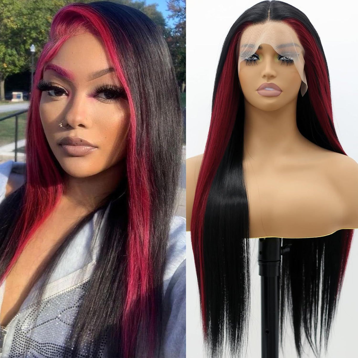 Lace Front Wig with Long Straight Hair 13x4 Wig