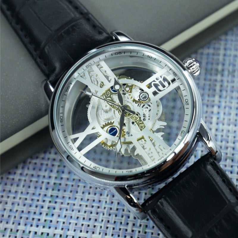 Montre de sport de style industriel-mécanique pour hommes