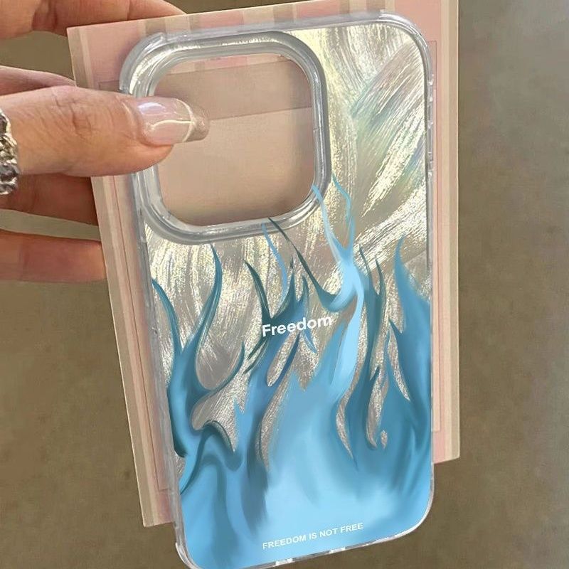 Clapet de téléphone tout compris pour fille de flamme de sept couleurs