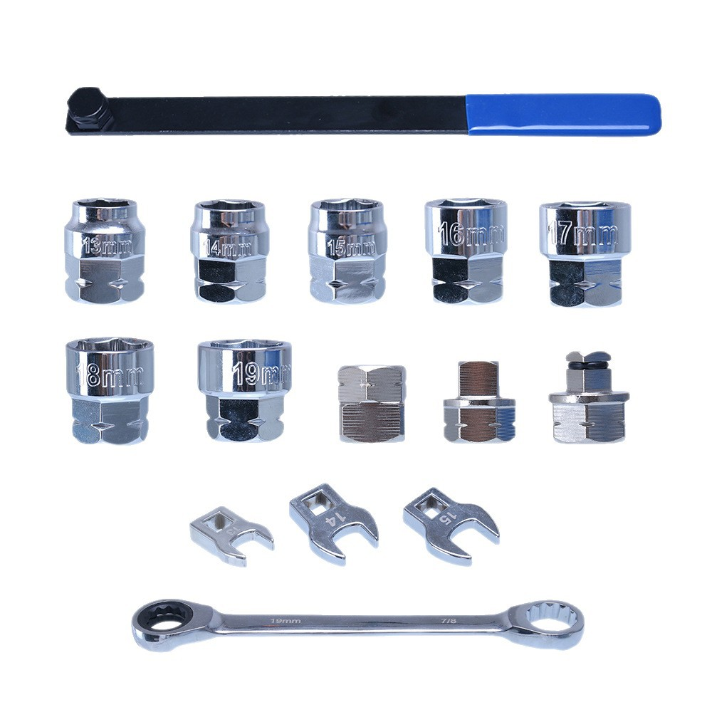 Clé réglable de 15 pièces pour la ceinture de moteur automobile