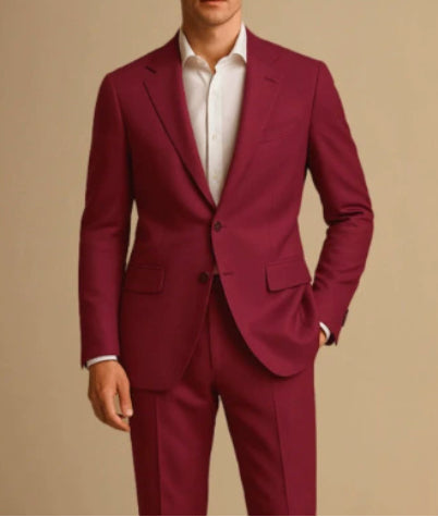 Veste de soirée Slim-fit de couleur unie
