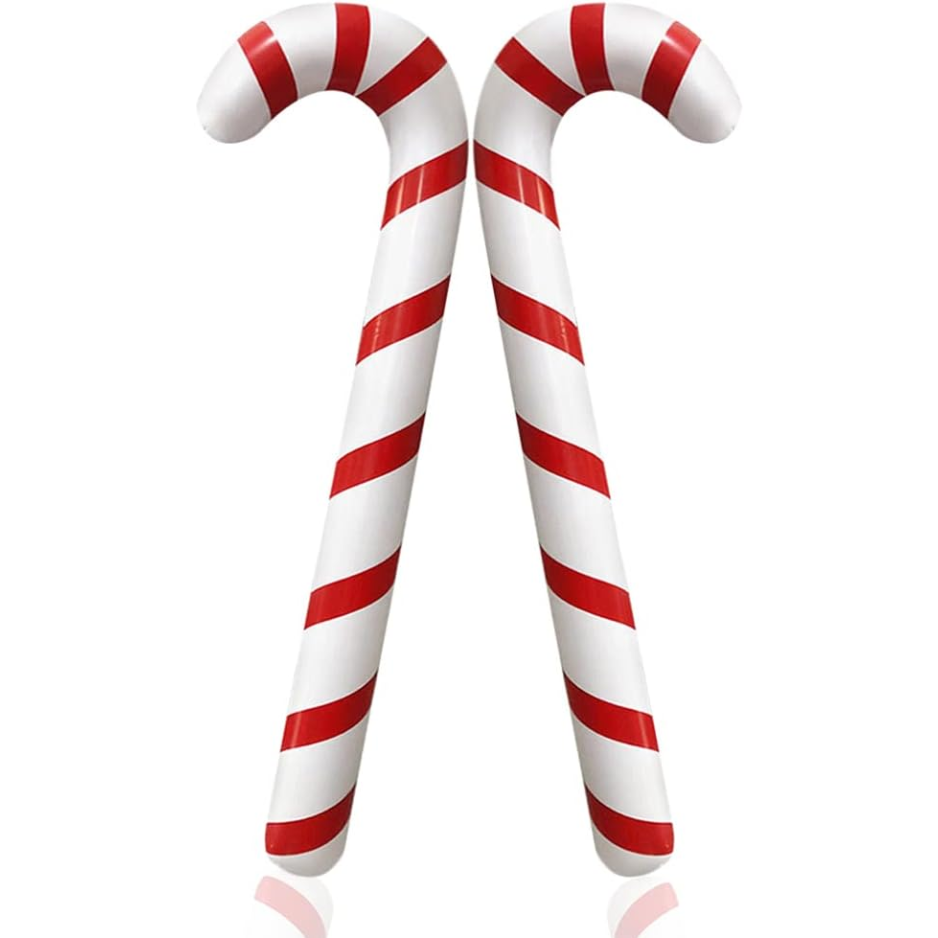 Ballons à canettes gonflables 2pcs pour les décorations de canettes de Noël