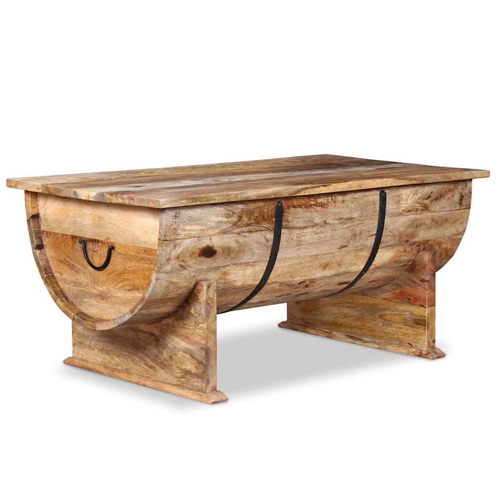 Table de café Bois de mangue massif 88x50x40 cm
