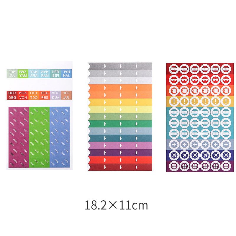 En stock Étiquette manuscrite Indiquant la couleur de l'étiquette Blanc Autocollant adhésif allemand