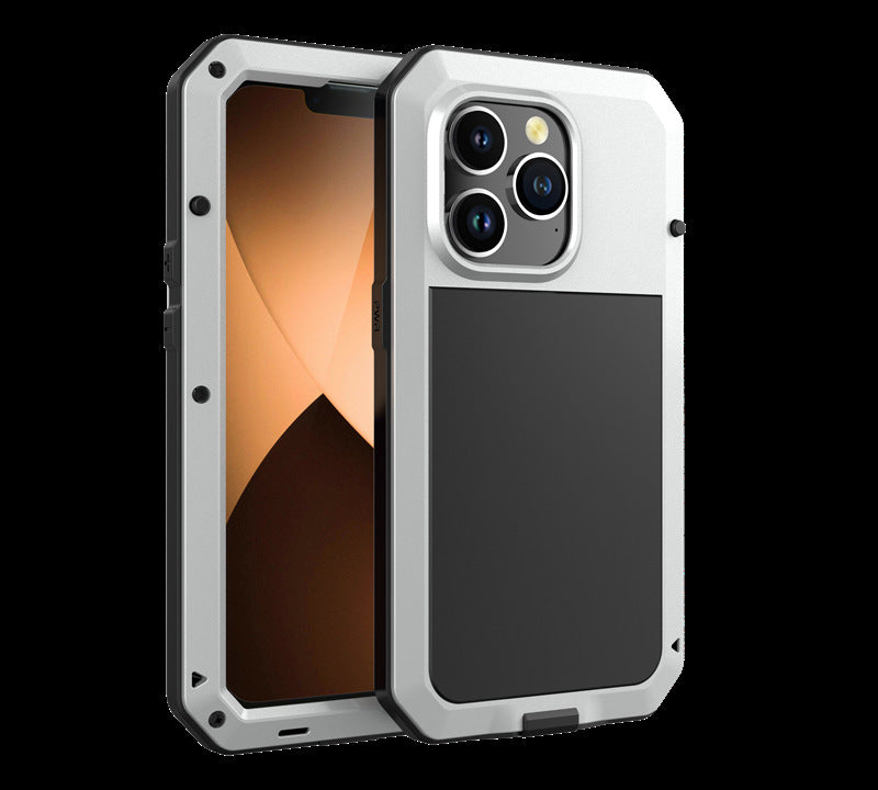 Cas de téléphone en métal de style créatif