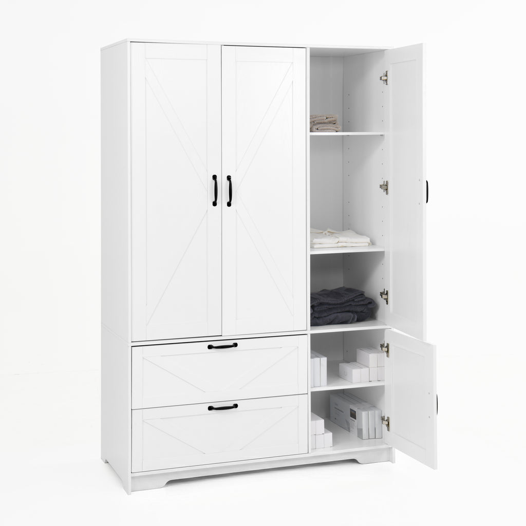 4 portes armoire armoire avec miroir