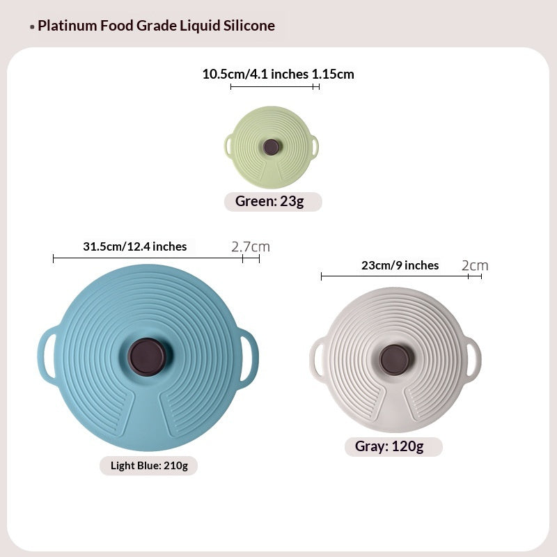 Couvercle de silicone de qualité alimentaire