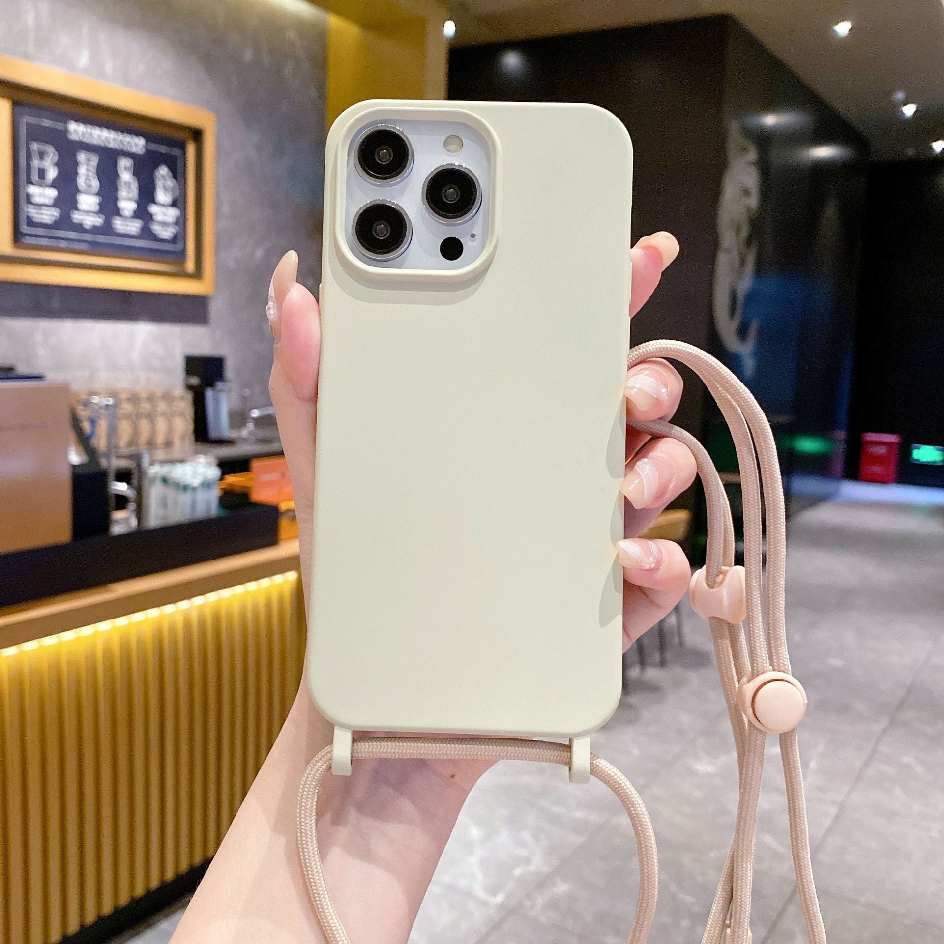 Étui téléphonique Lanyard minimaliste épais