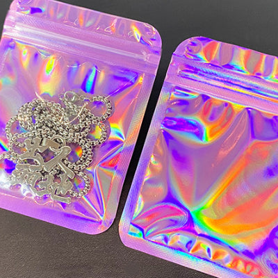 Laser impression interne Ziplock sac coloré