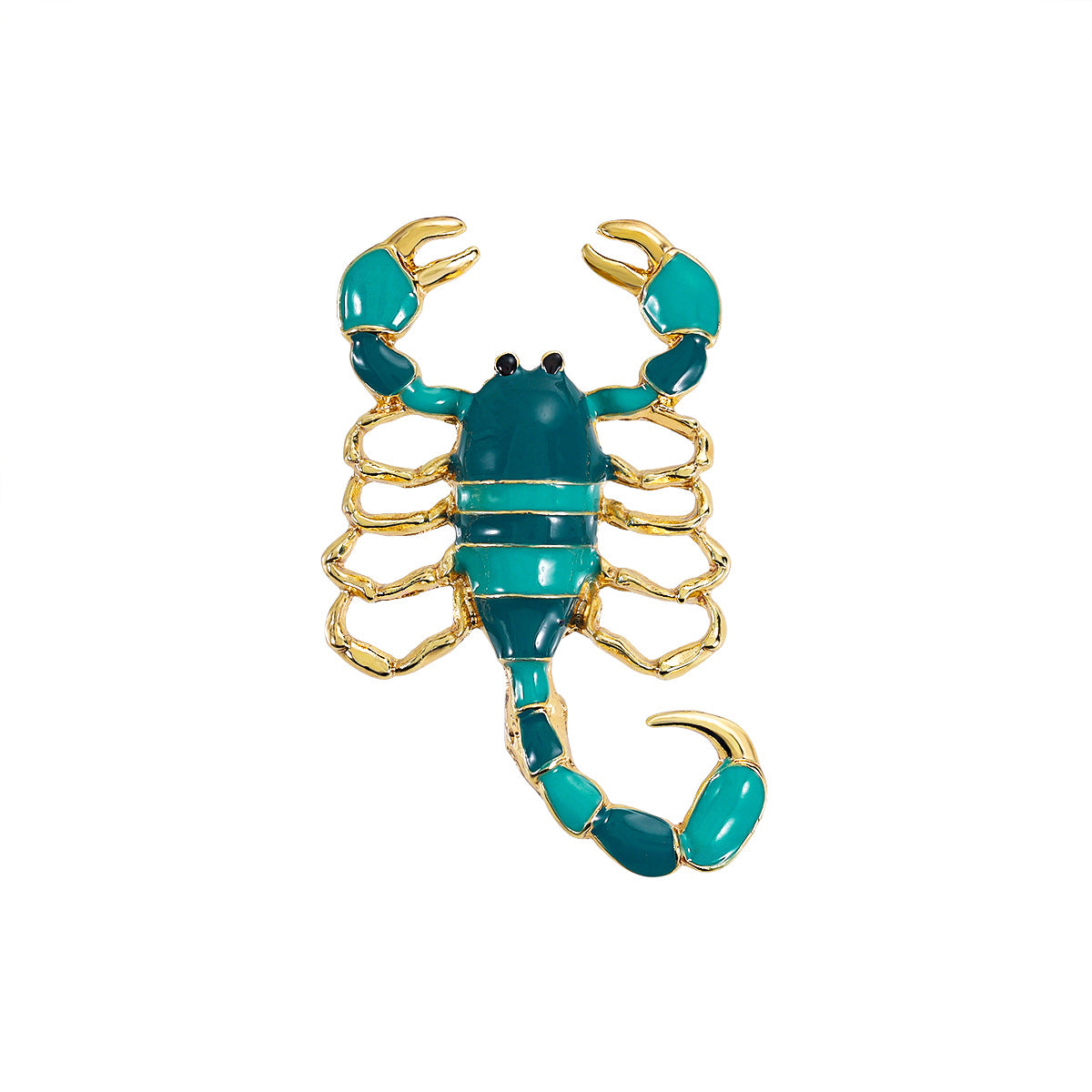 Accessoire à broche de homard en émanel pour femmes